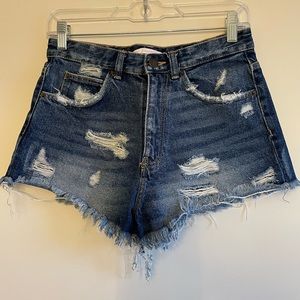 Zara Trafaluc Denimwear Jean Shorts Size 24